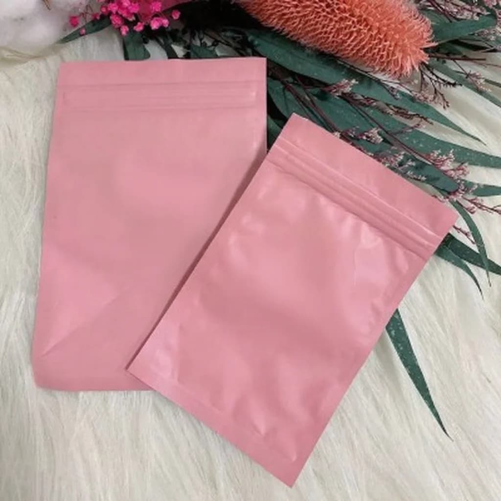 Matné plastové ziplock sáčky na nástroje na nehty a nalepovací nehty