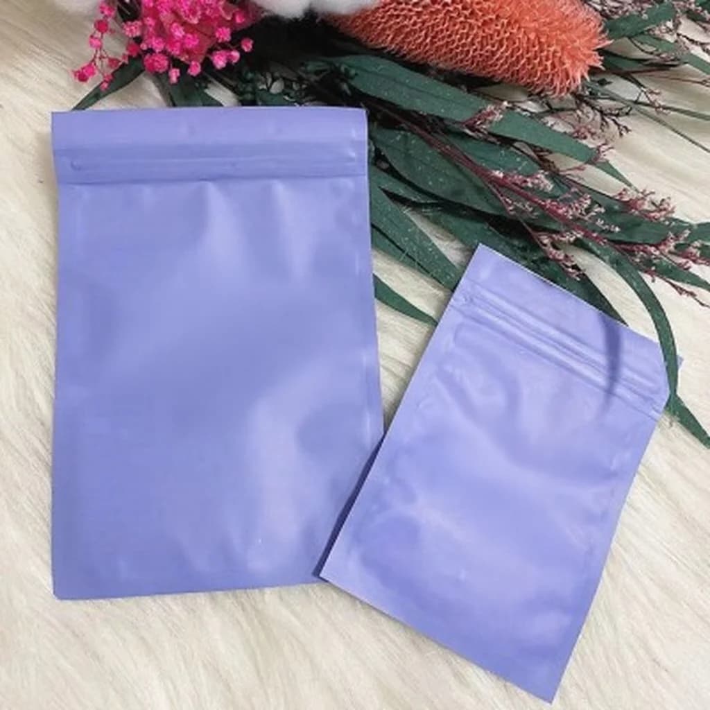 Matné plastové ziplock sáčky na nástroje na nehty a nalepovací nehty