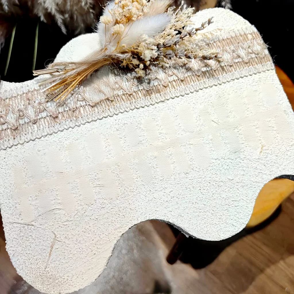Nalepovací nehty Cat Eye, krátký ovál, hnědá, hvězdný design